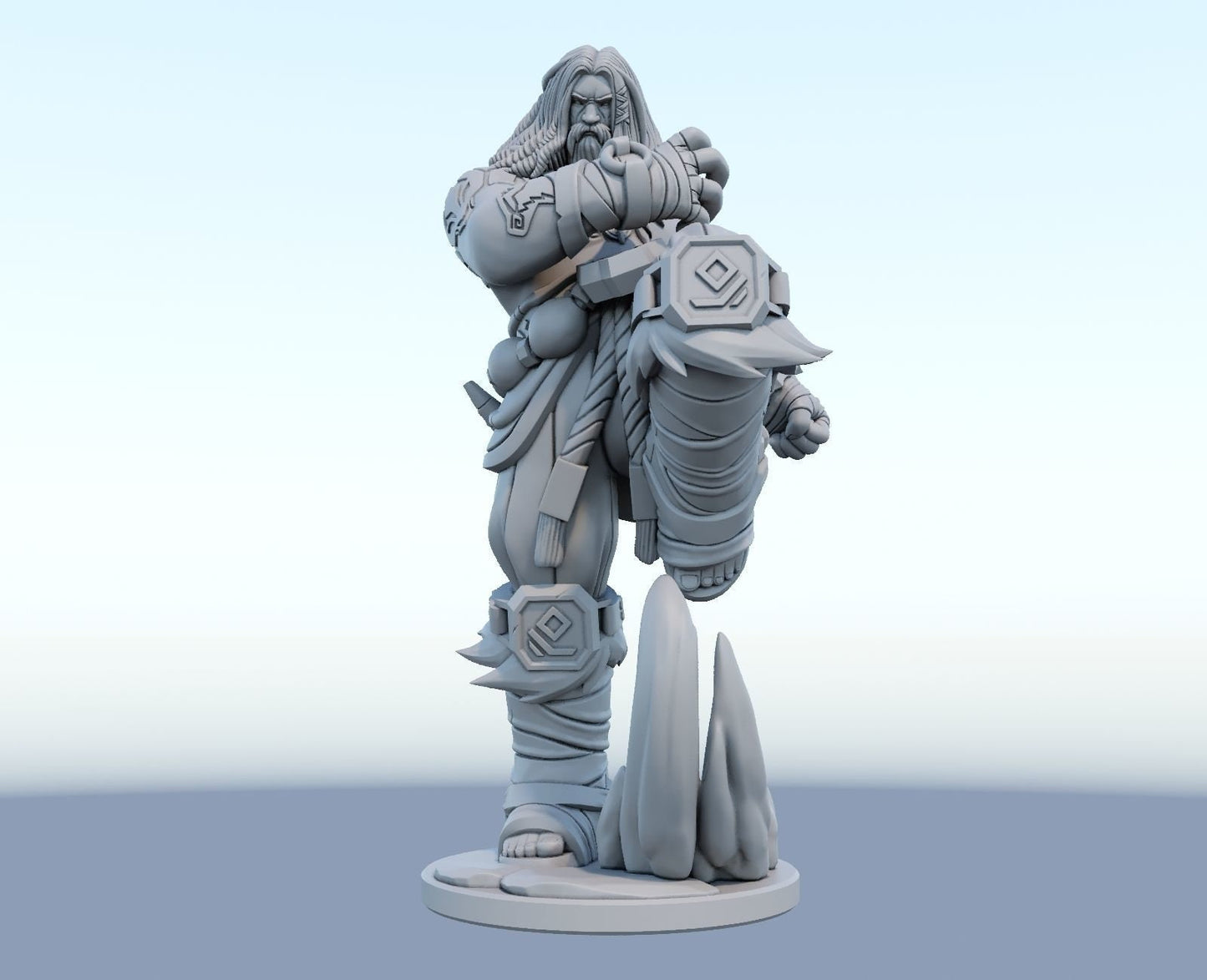 League of Legends Udyr Figurine -  3D Printed Collectible for Your Gaming Heaven