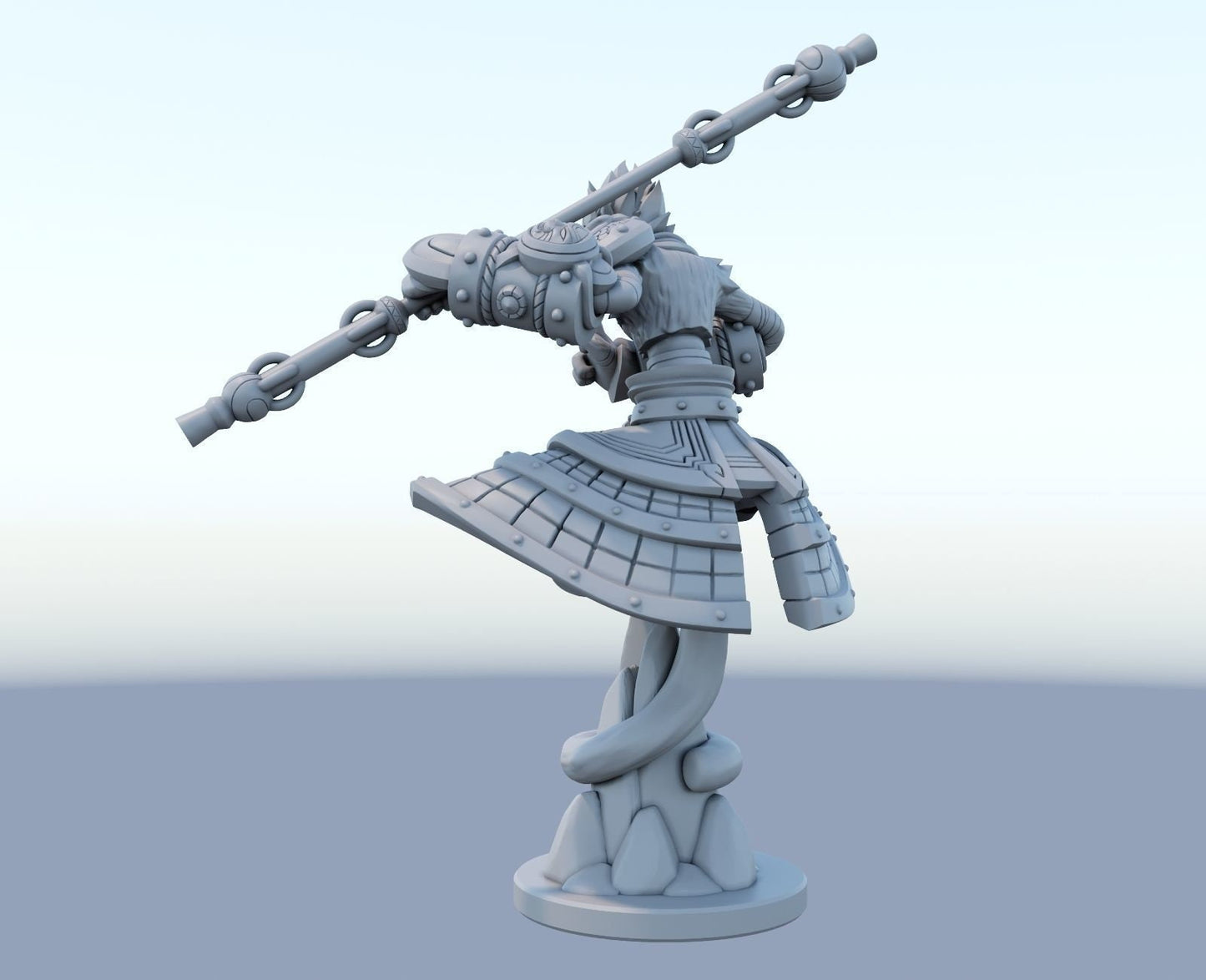 League of Legends  Wukong  Figurine -  3D Printed Collectible for Your Gaming Heaven