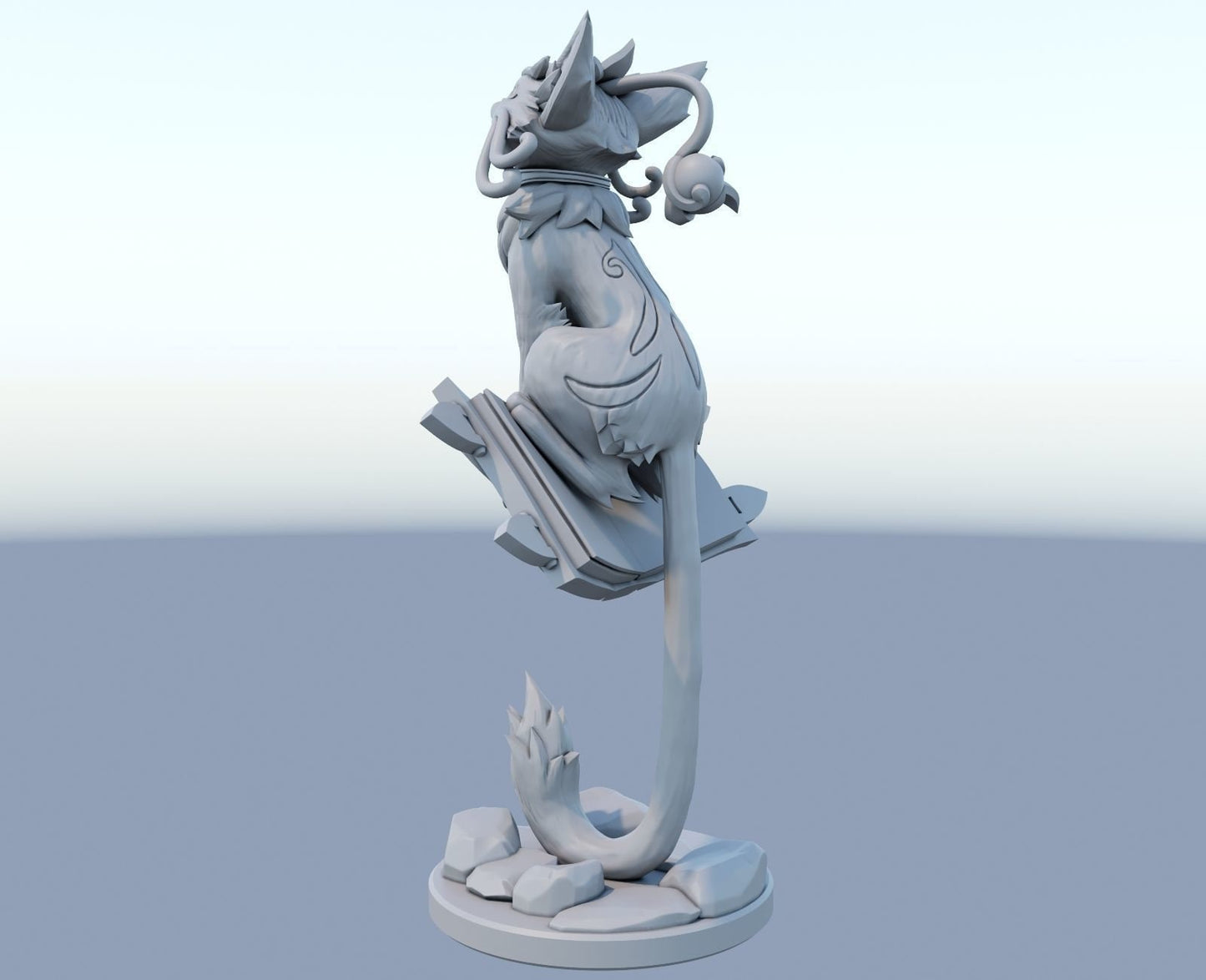 League of Legends Yuumi Figurine -  3D Printed Collectible for Your Gaming Heaven