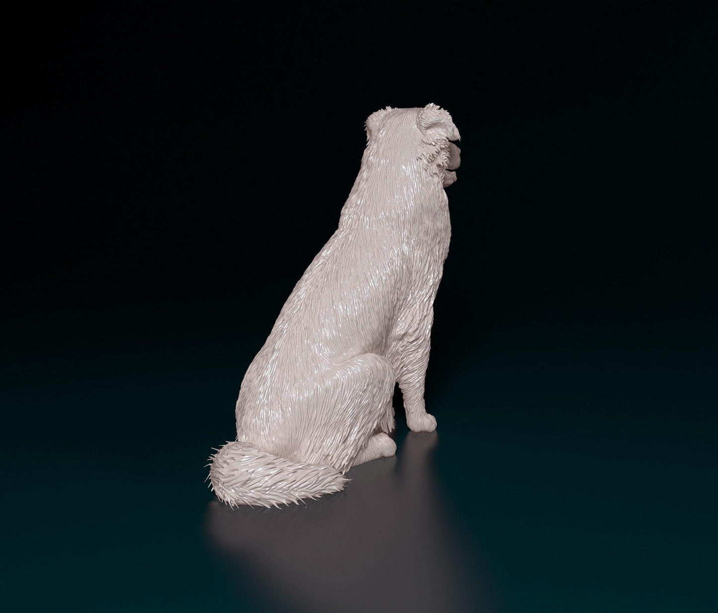 Australian Shepherd Figurine | 3D Printed Dog Statue | Aussie Shepherd Sculpture | Gift for Dog Lovers | Herding Dog Desk Decor