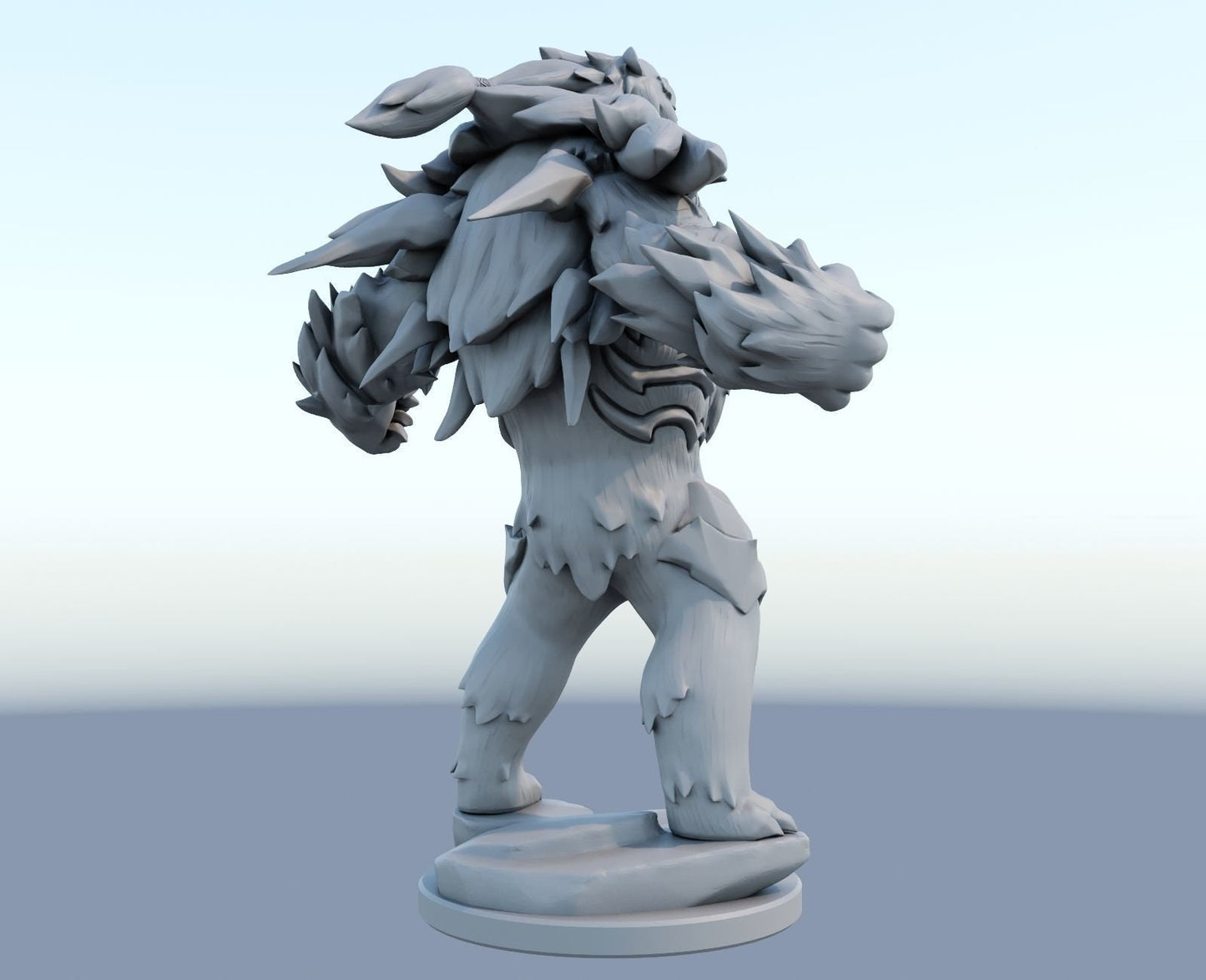 League of Legends Volibear Figurine -  3D Printed Collectible for Your Gaming Heaven