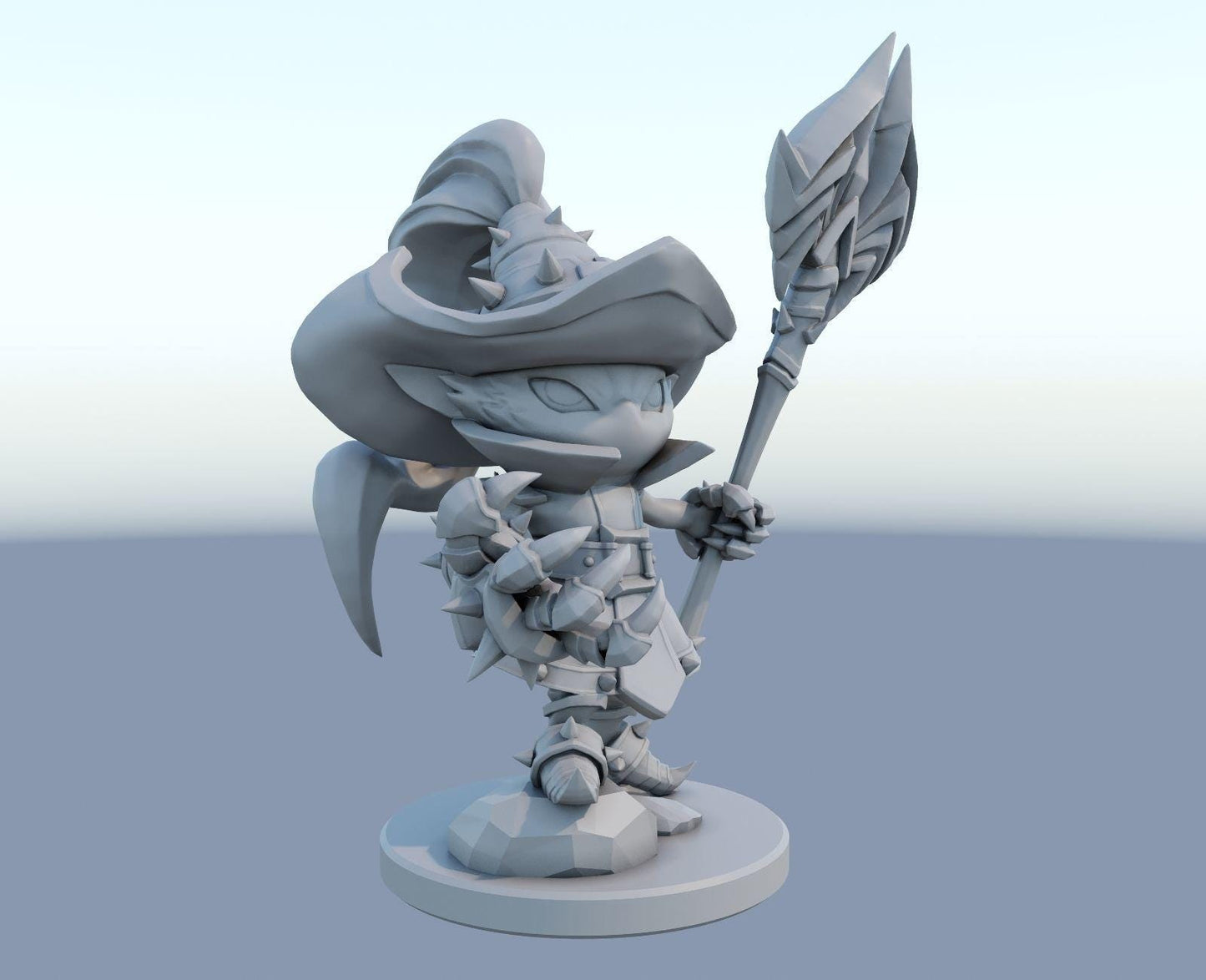 League of Legends Veigar Figurine -  3D Printed Collectible for Your Gaming Heaven