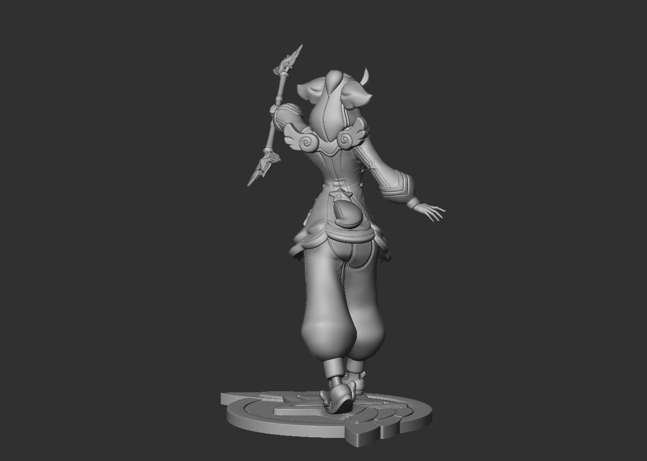 League of Legends  Pajama Star Guardian Lux Figurine -  3D Printed Collectible for Your Gaming Heaven