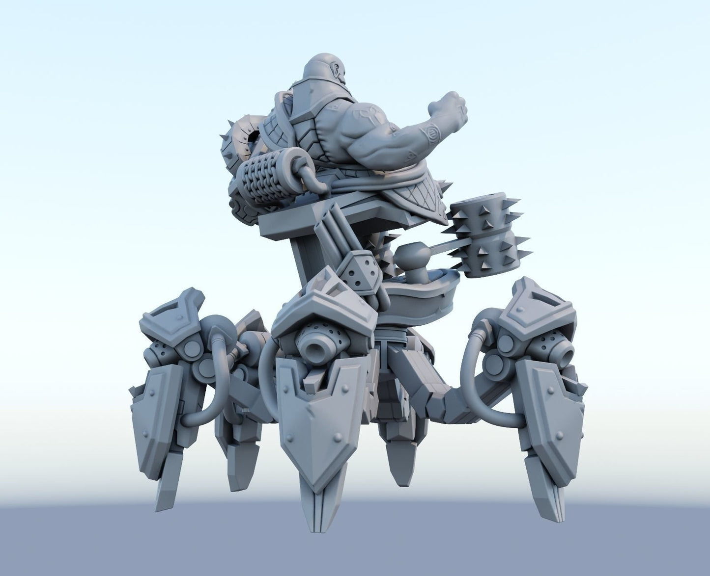 League of Legends  Urgot  Figurine -  3D Printed Collectible for Your Gaming Heaven