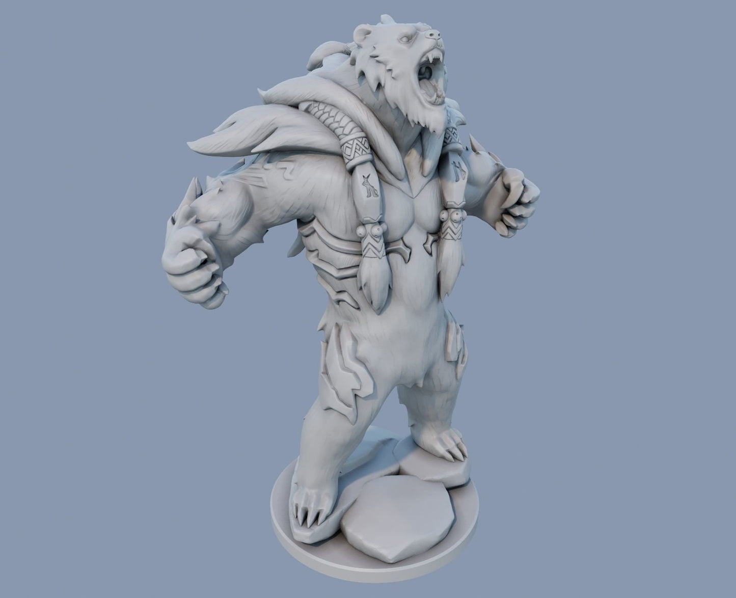 League of Legends Volibear Figurine -  3D Printed Collectible for Your Gaming Heaven