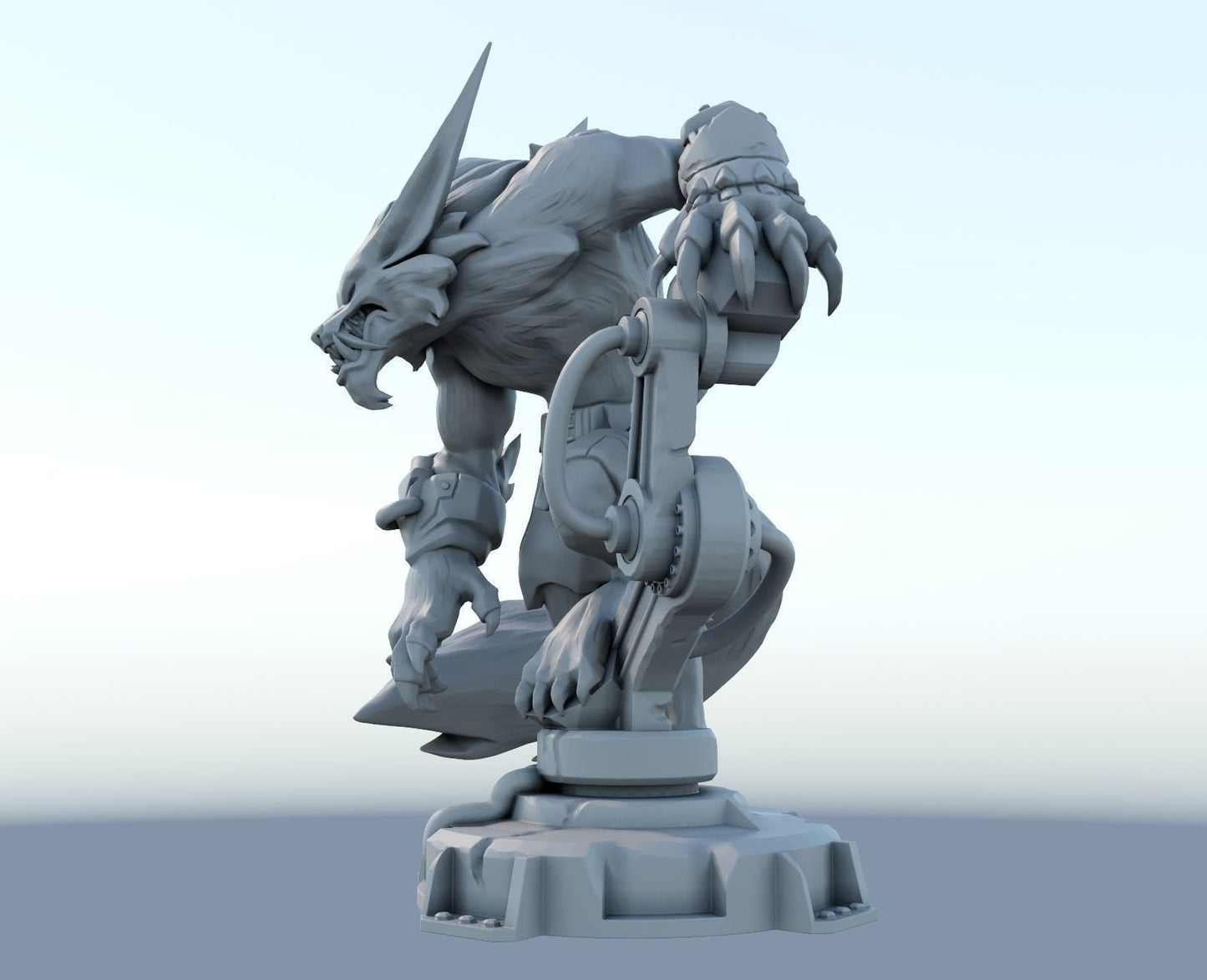 League of Legends Warwick Figurine -  3D Printed Collectible for Your Gaming Heaven