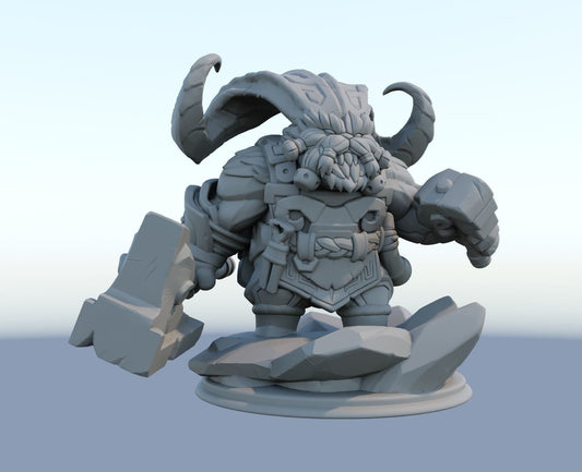 League of Legends Ornn Figurine -  3D Printed Collectible for Your Gaming Heaven