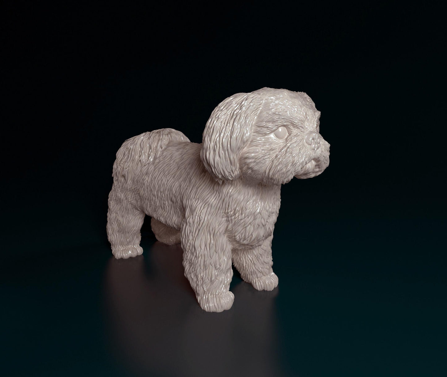 Shih Tzu Dog Figurine - 3D Printed