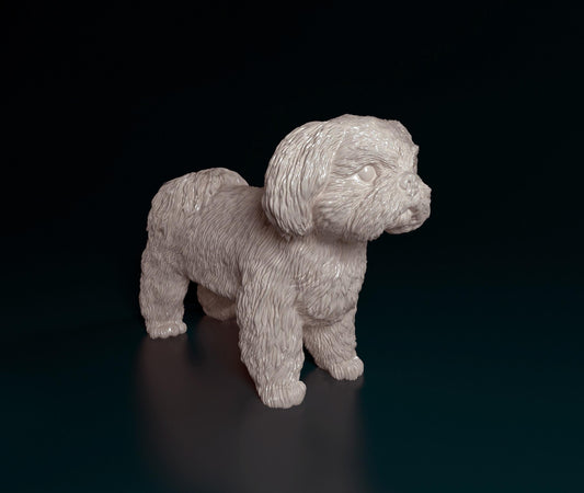 Shih Tzu Dog Figurine - 3D Printed