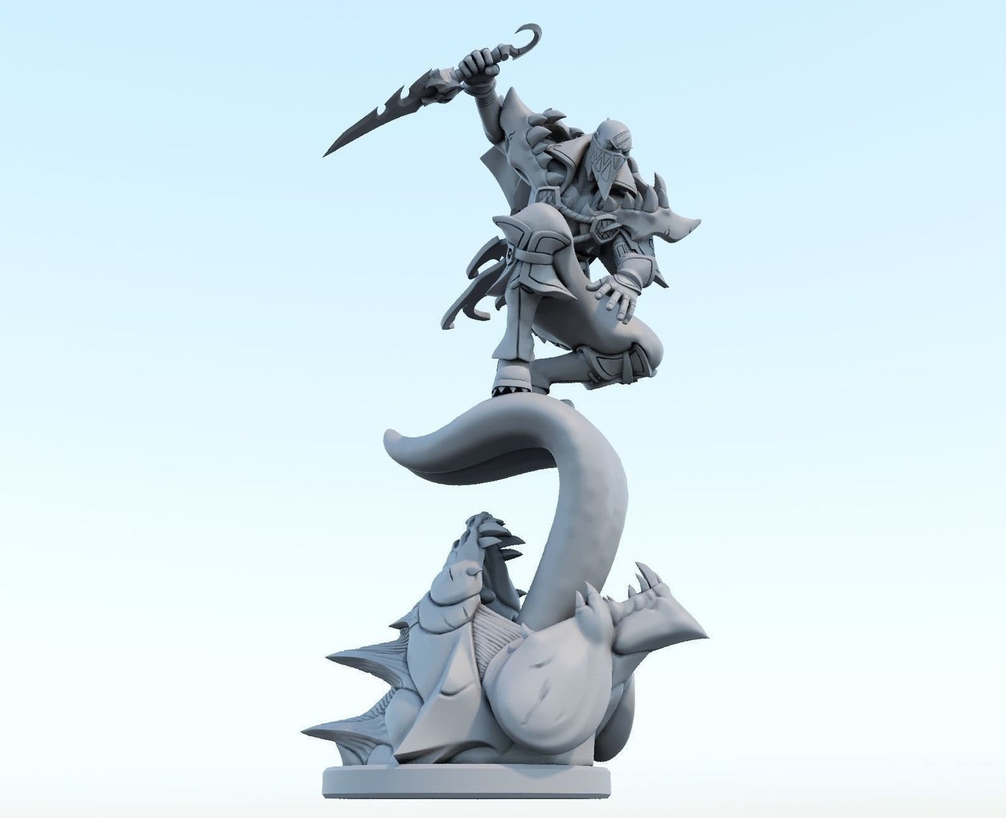 League of Legends Pyke Figurine -  3D Printed Collectible for Your Gaming Haven