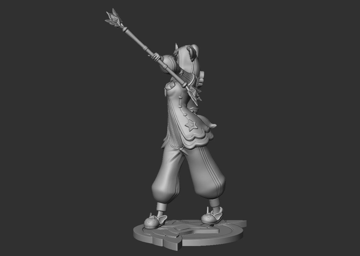 League of Legends  Pajama Star Guardian Lux Figurine -  3D Printed Collectible for Your Gaming Heaven