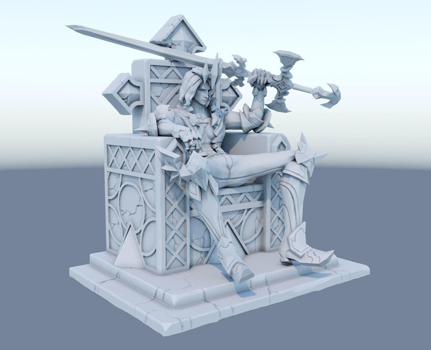 League of Legends  Viego Figurine -  3D Printed Collectible for Your Gaming Heaven
