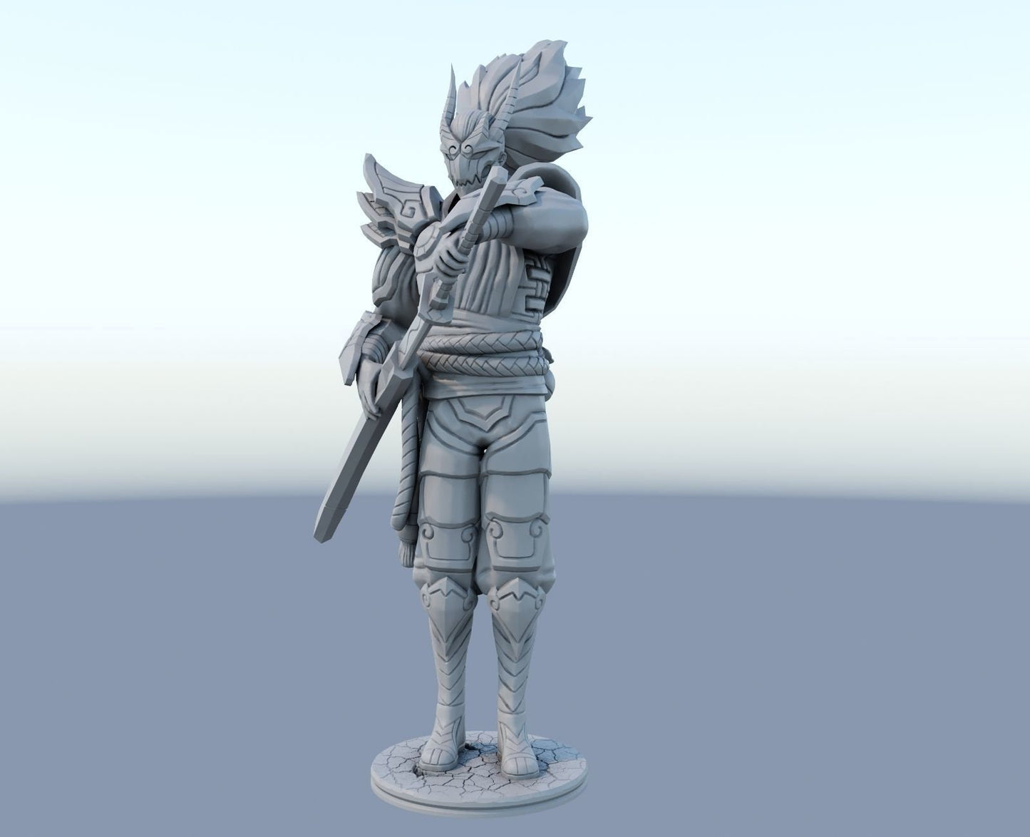 League of Legends Yasuo Blood Moon Figurine -  3D Printed Collectible for Your Gaming Heaven