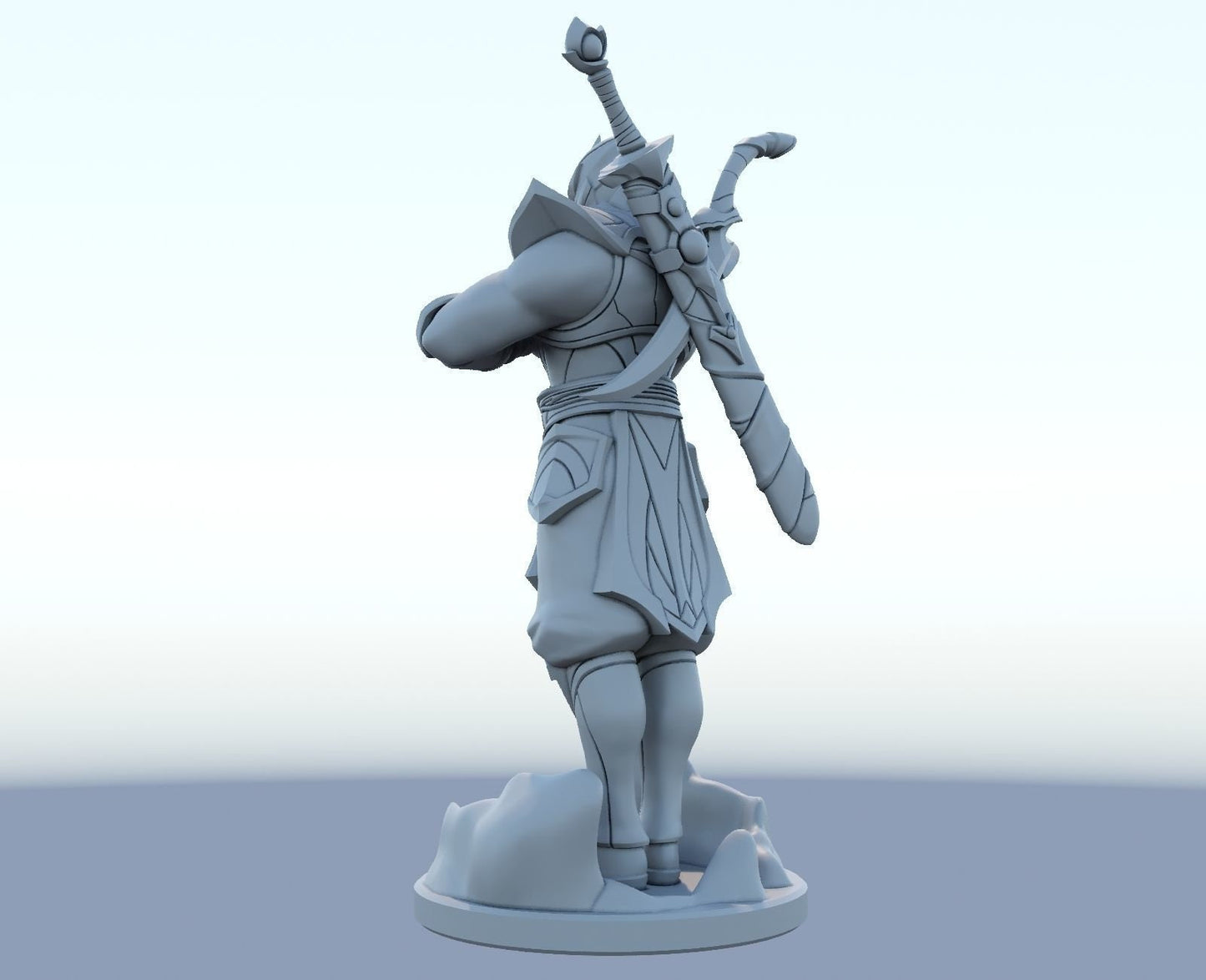League of Legends Shen Figurine -  3D Printed Collectible for Your Gaming Heaven
