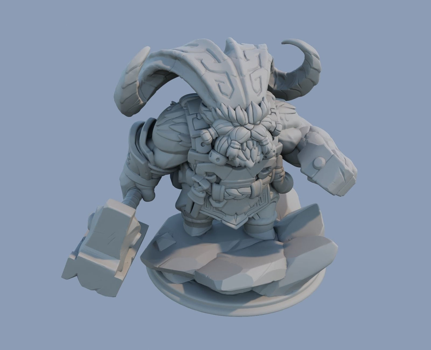 League of Legends Ornn Figurine -  3D Printed Collectible for Your Gaming Heaven
