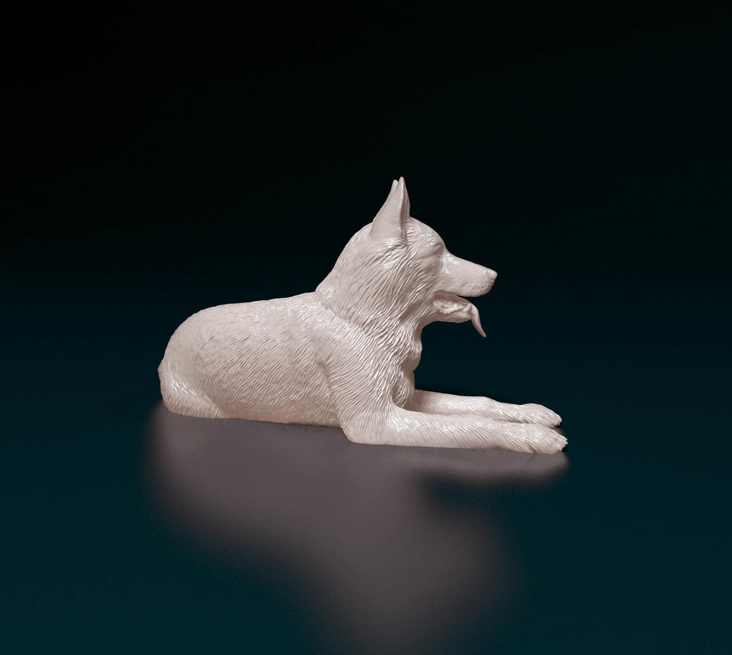 3D Printed German shepherd Dog  Figurine -