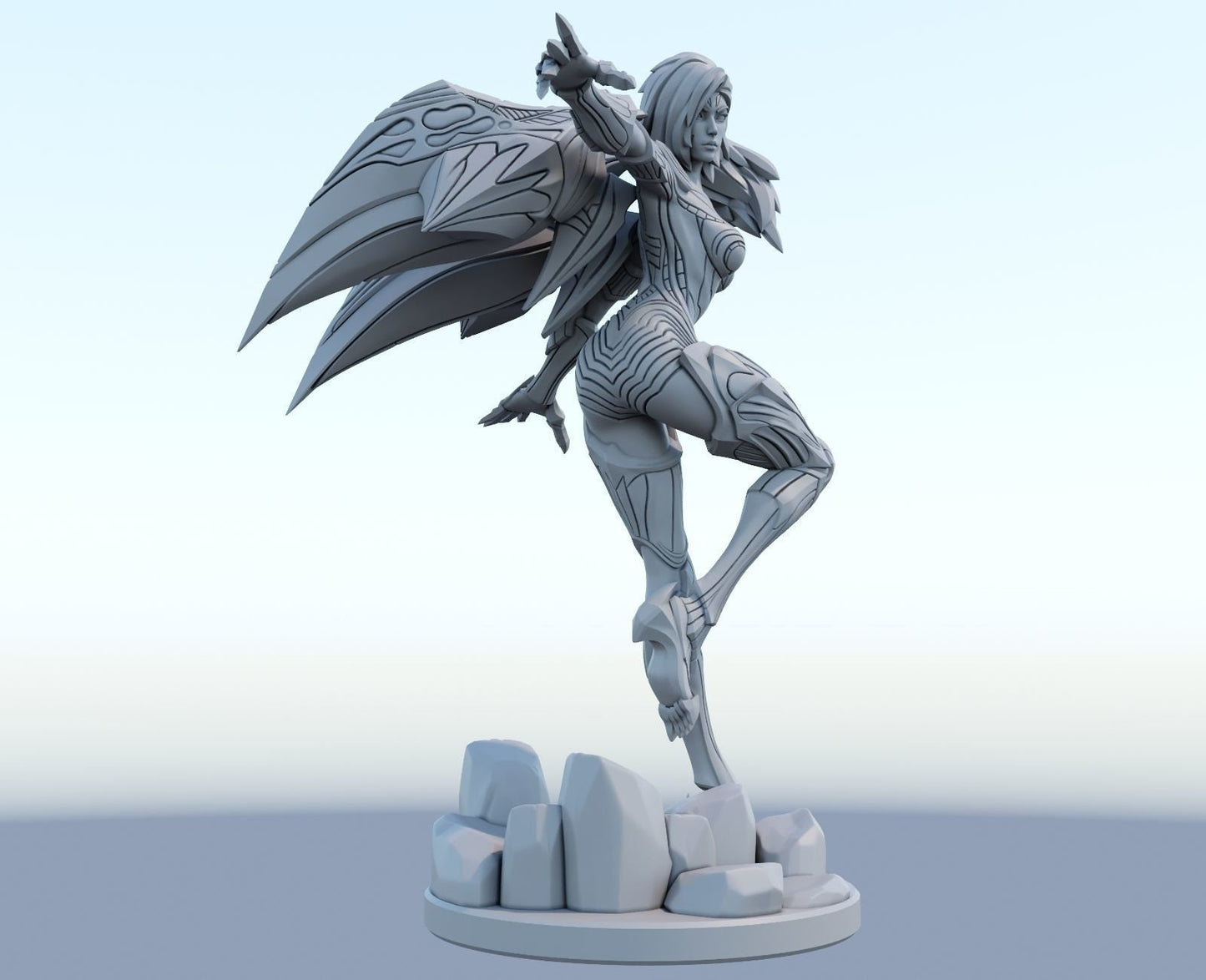League of Legends Kaisa Figurine -  3D Printed Collectible for Your Gaming Haven