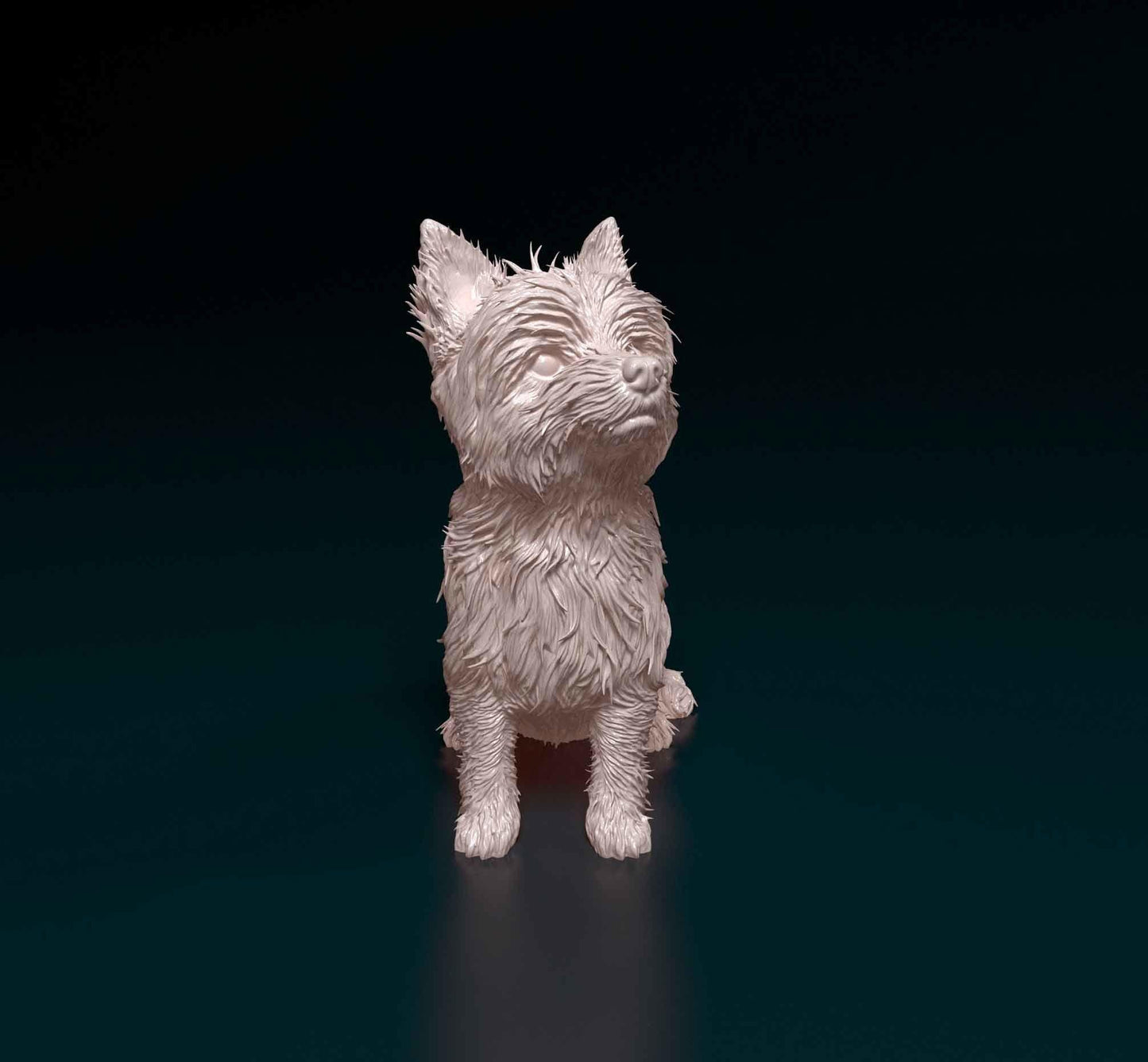 Yorkshire terrier  Dog Figurine - 3D Printed