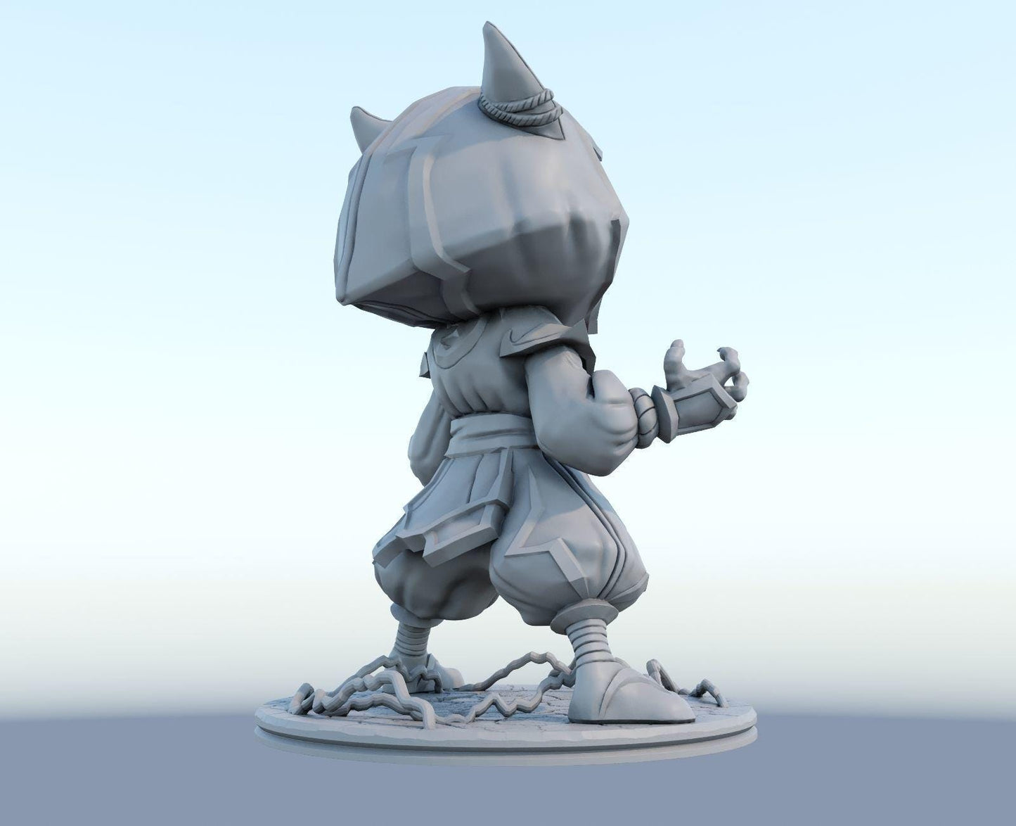 League of Legends  Kennen Figurine -  3D Printed Collectible for Your Gaming Heaven