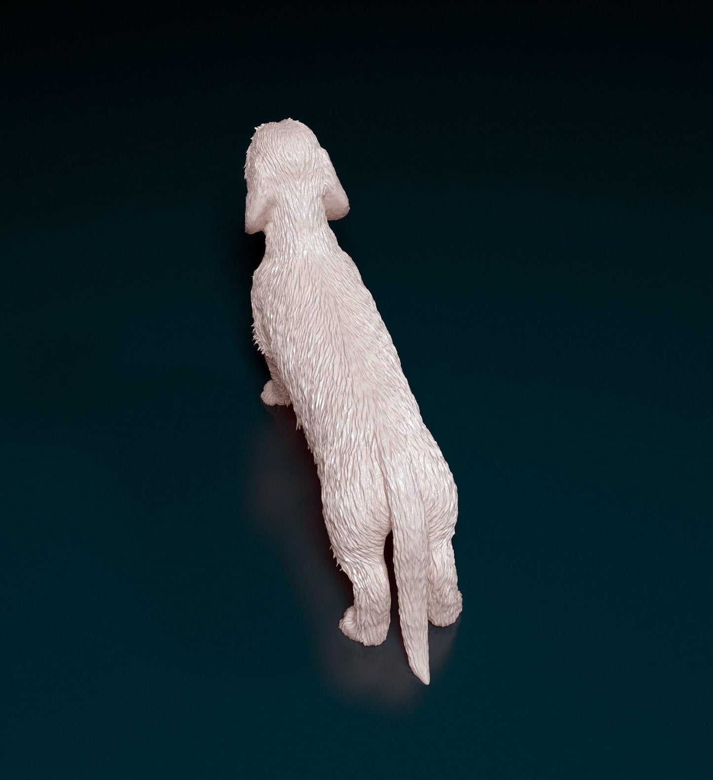 Dachshund Wire-haired Dog Figurine - 3D Printed