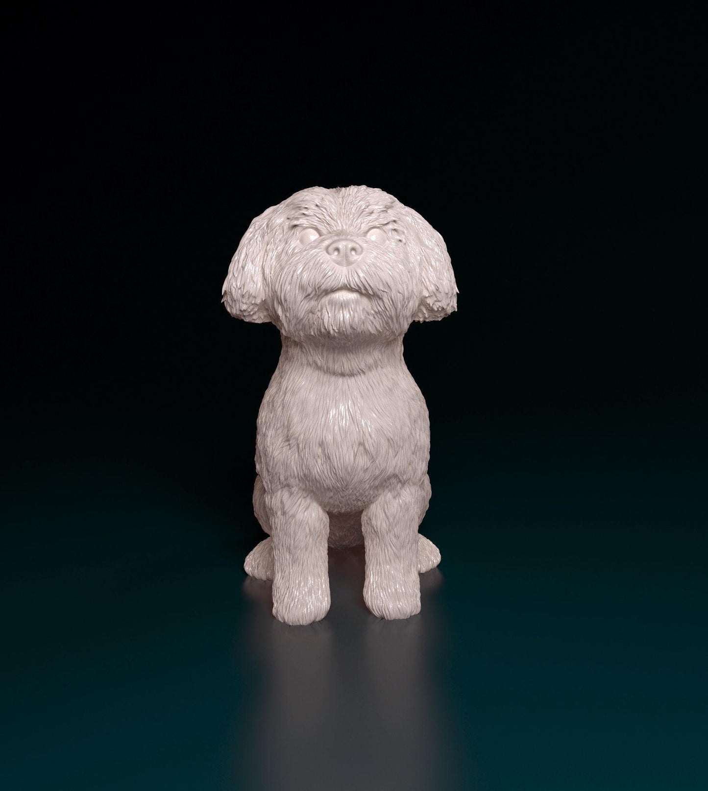 Maltese dog   Figurine - 3D Printed