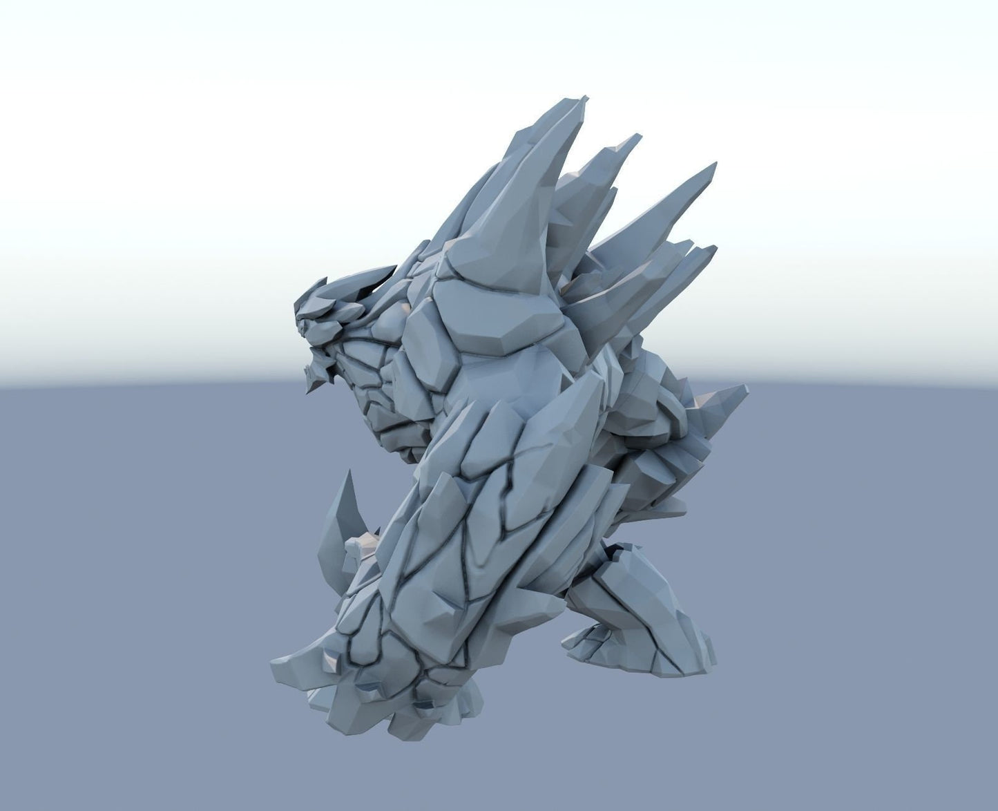 League of Legends  Malphite Figurine -  3D Printed Collectible for Your Gaming Heaven