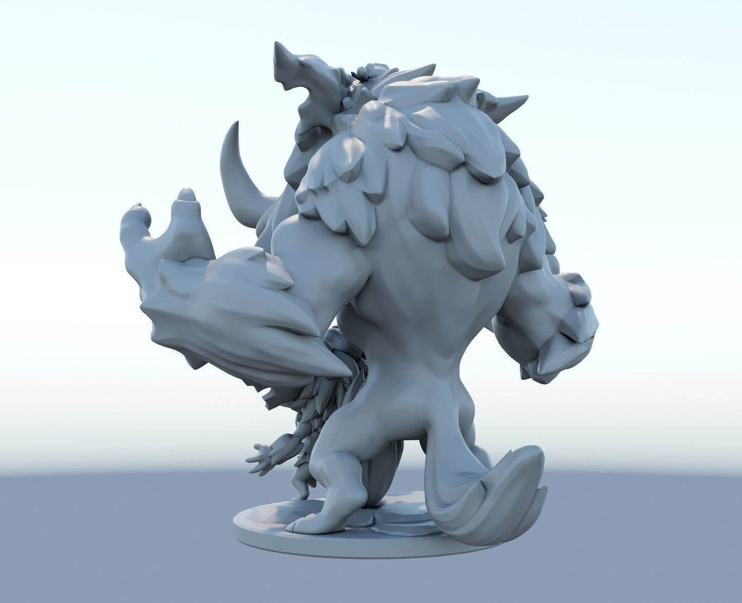 League of Legends Gnar Figurine -  3D Printed Collectible for Your Gaming Heaven