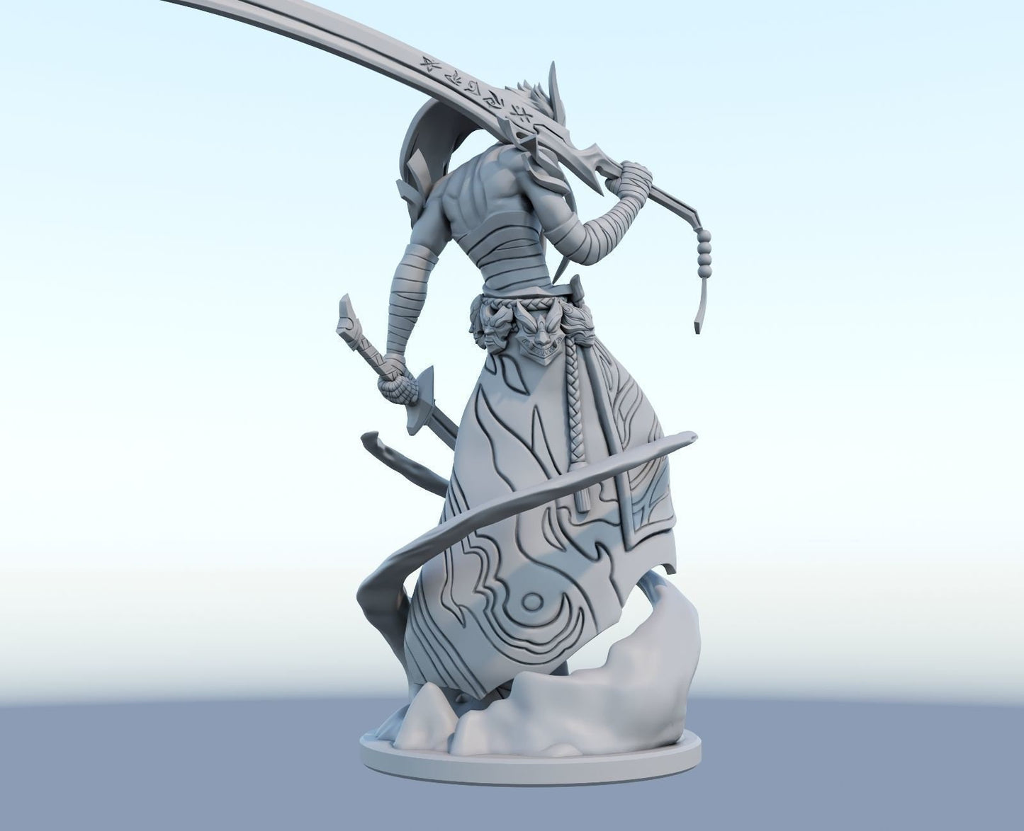 League of Legends  Yone Figurine -  3D Printed Collectible for Your Gaming Heaven