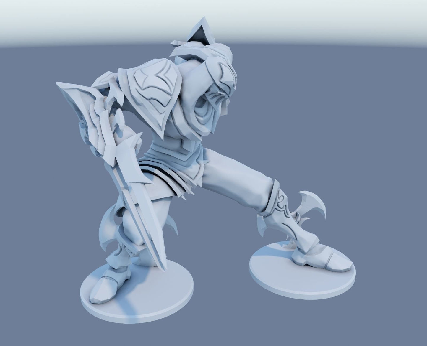 League of Legends  Zed Figurine -  3D Printed Collectible for Your Gaming Heaven