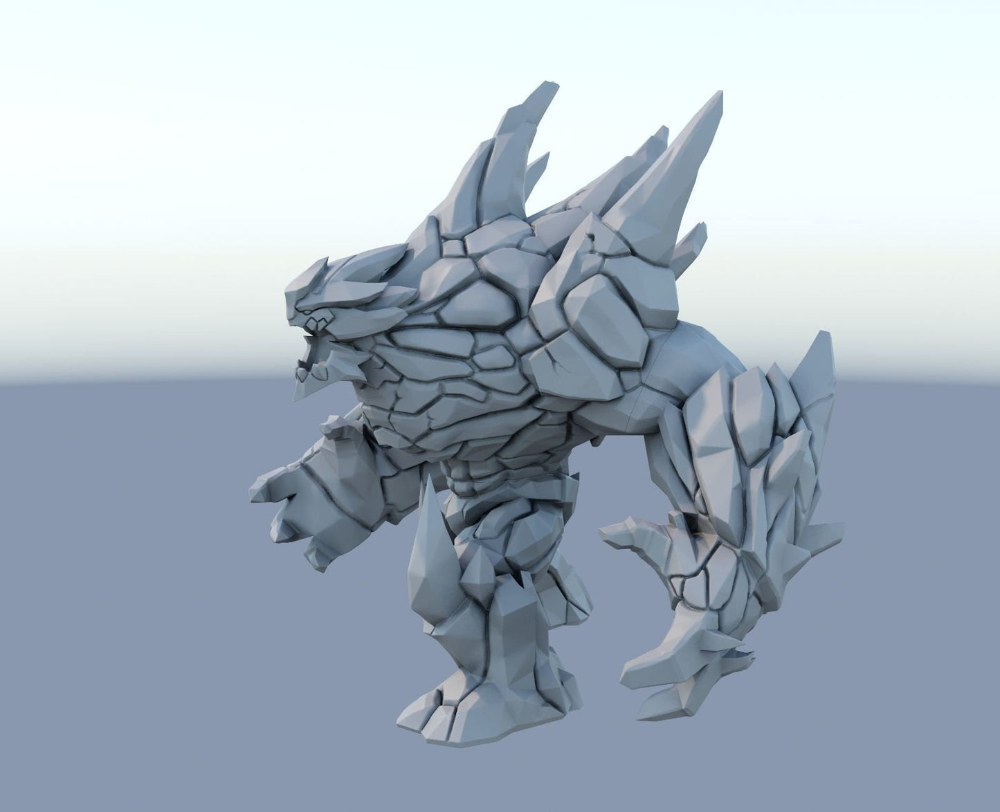 League of Legends  Malphite Figurine -  3D Printed Collectible for Your Gaming Heaven