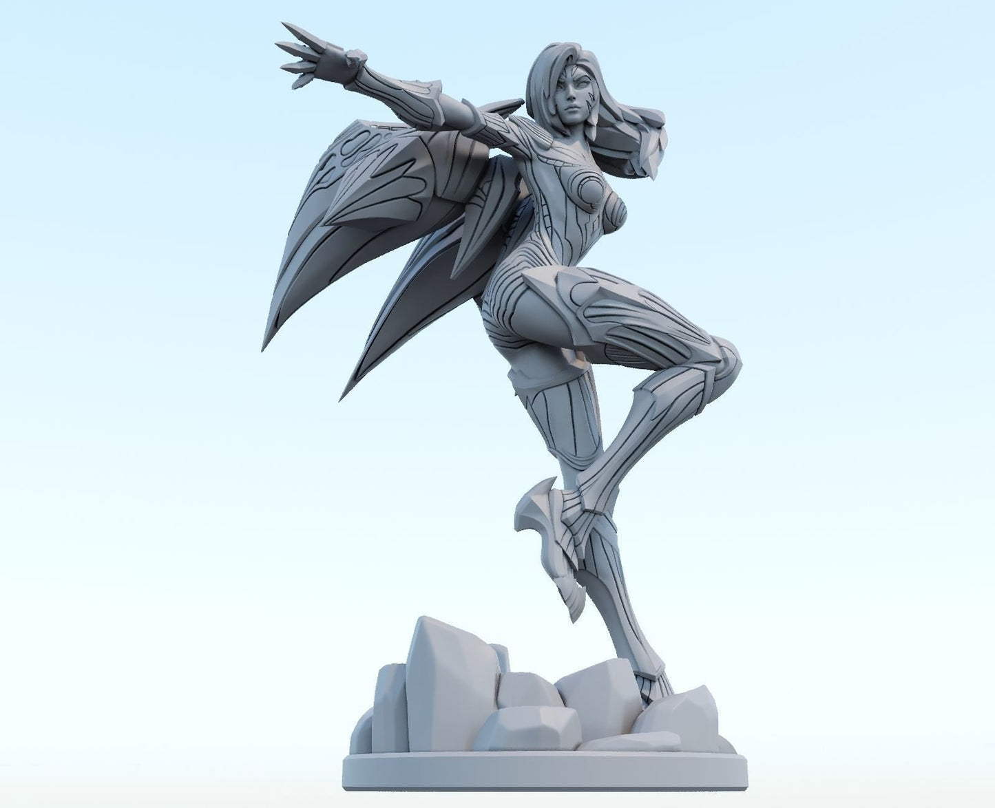 League of Legends Kaisa Figurine -  3D Printed Collectible for Your Gaming Haven