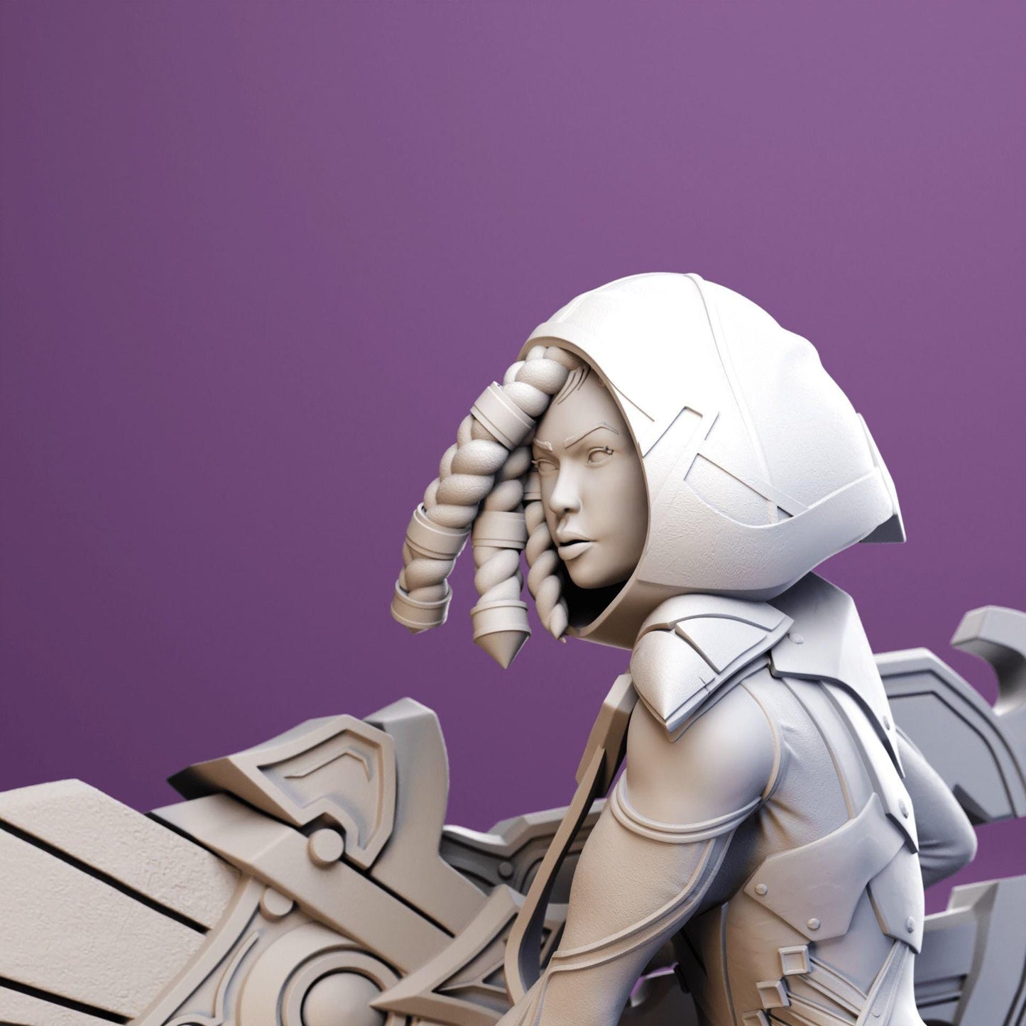 League of Legends  Senna The Redeemer  -  3D Printed Collectible for Your Gaming Heaven