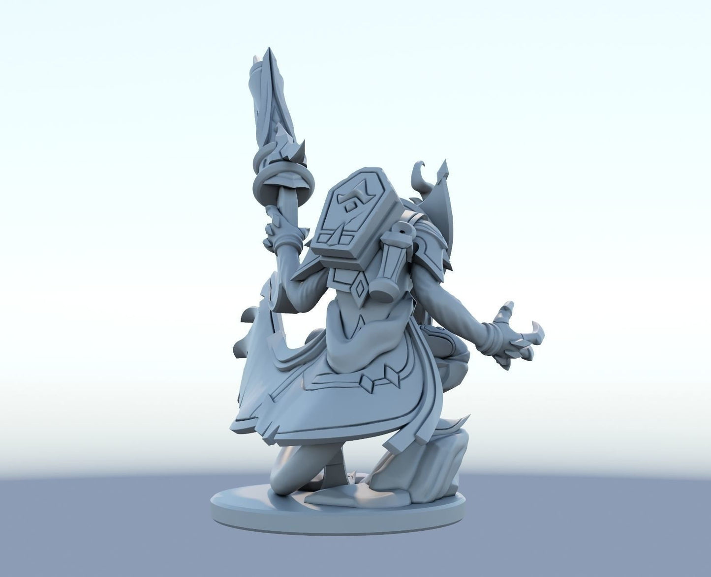League of Legends  Twitch Hing noon Figurine -  3D Printed Collectible for Your Gaming Heaven