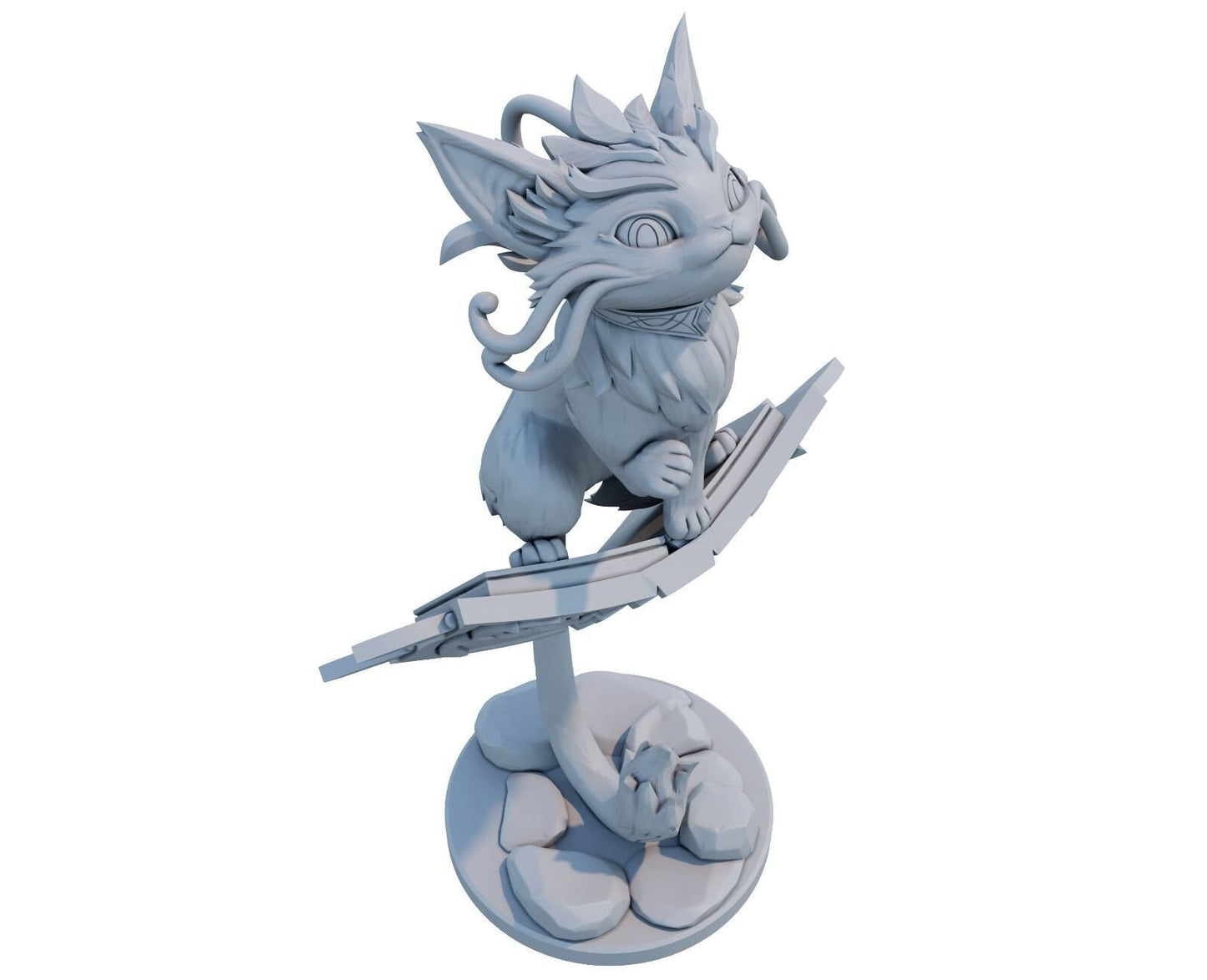 League of Legends Yuumi Figurine -  3D Printed Collectible for Your Gaming Heaven