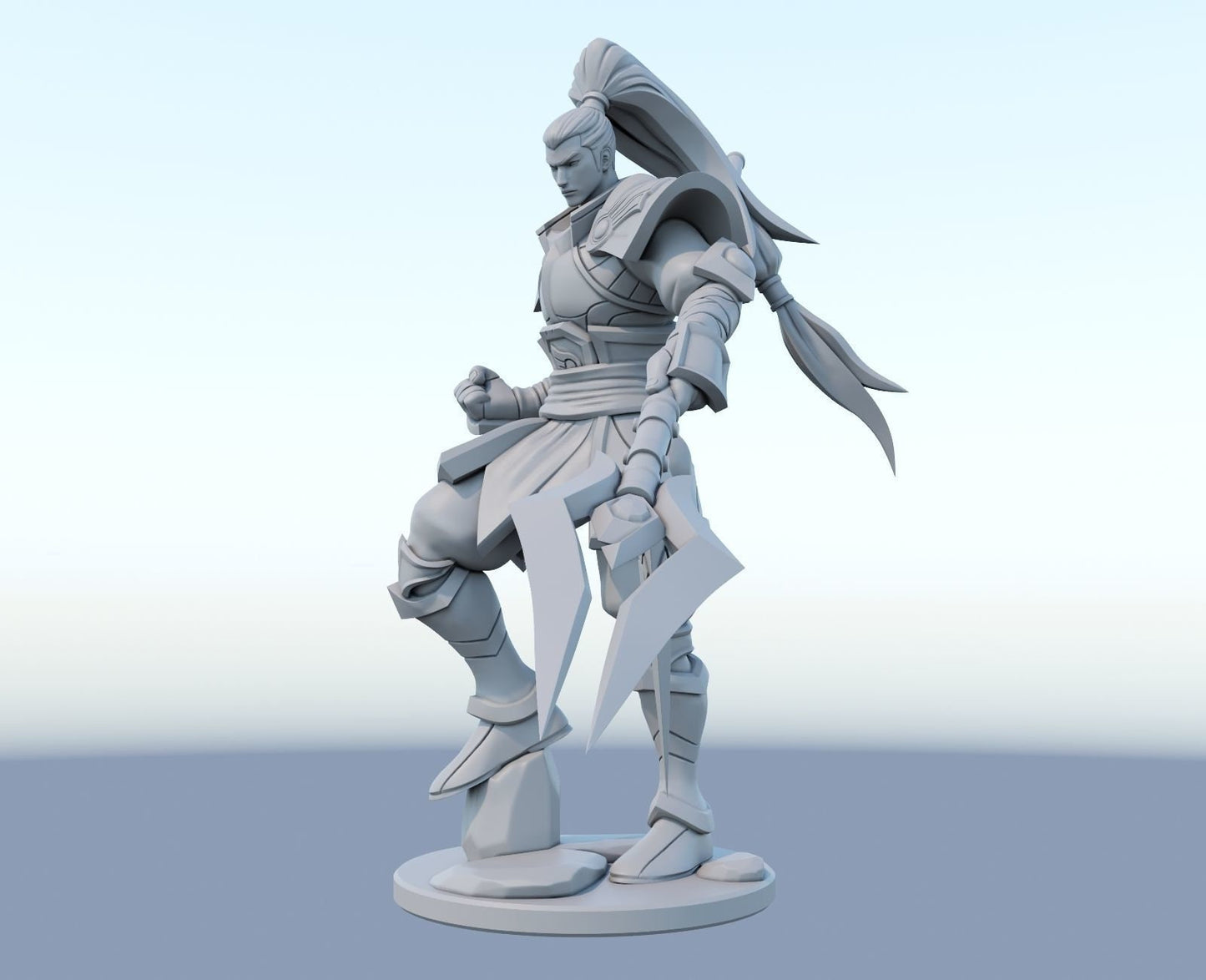 League of Legends  Xin zhao  Figurine -  3D Printed Collectible for Your Gaming Heaven