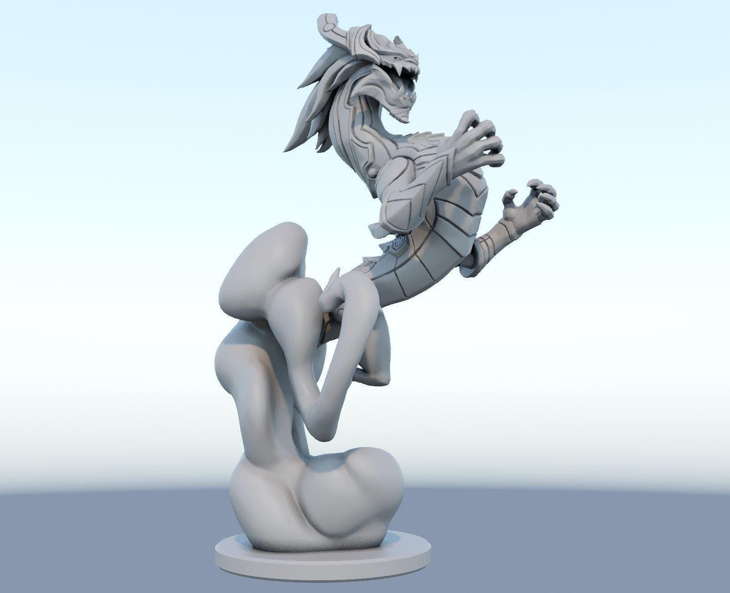 League of Legends Aurelion Sol Figurine -  3D Printed Collectible for Your Gaming Heaven