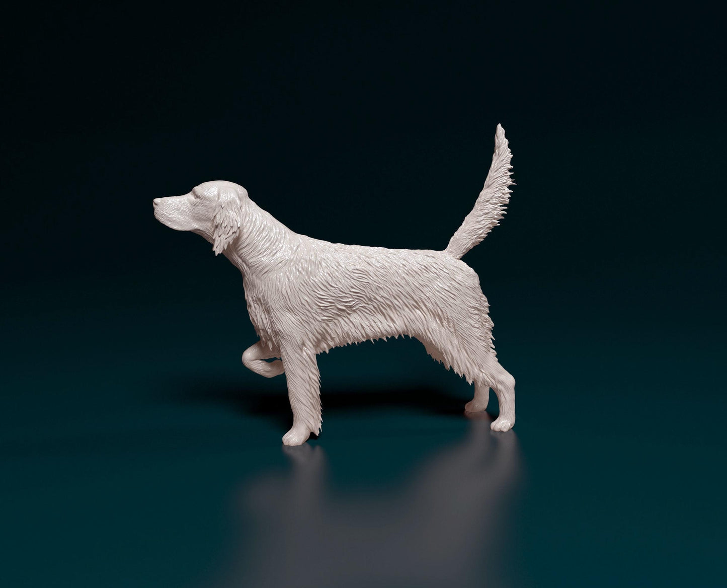 English Setter Figurine | 3D Printed Pointing Dog Statue | Hunting Dog Gift | Pet Memorial Sculpture | Free Worldwide Shipping