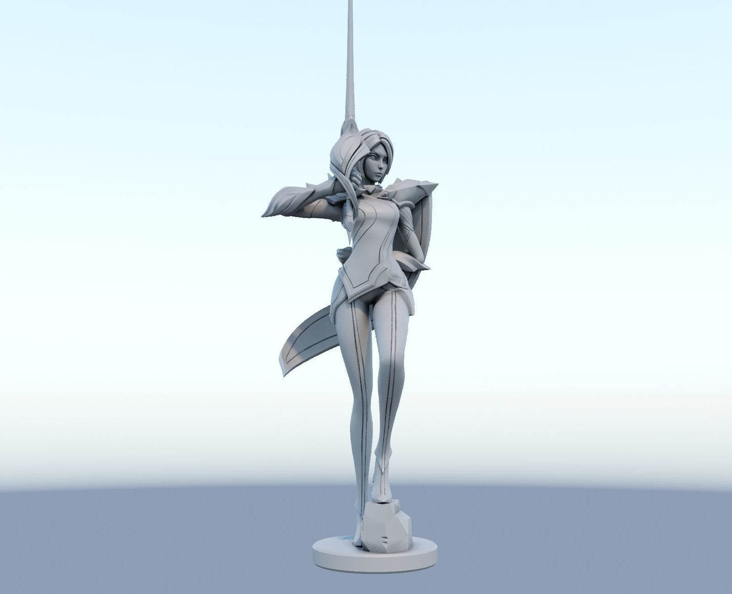League of Legends Fioara Figurine -  3D Printed Collectible for Your Gaming Heaven