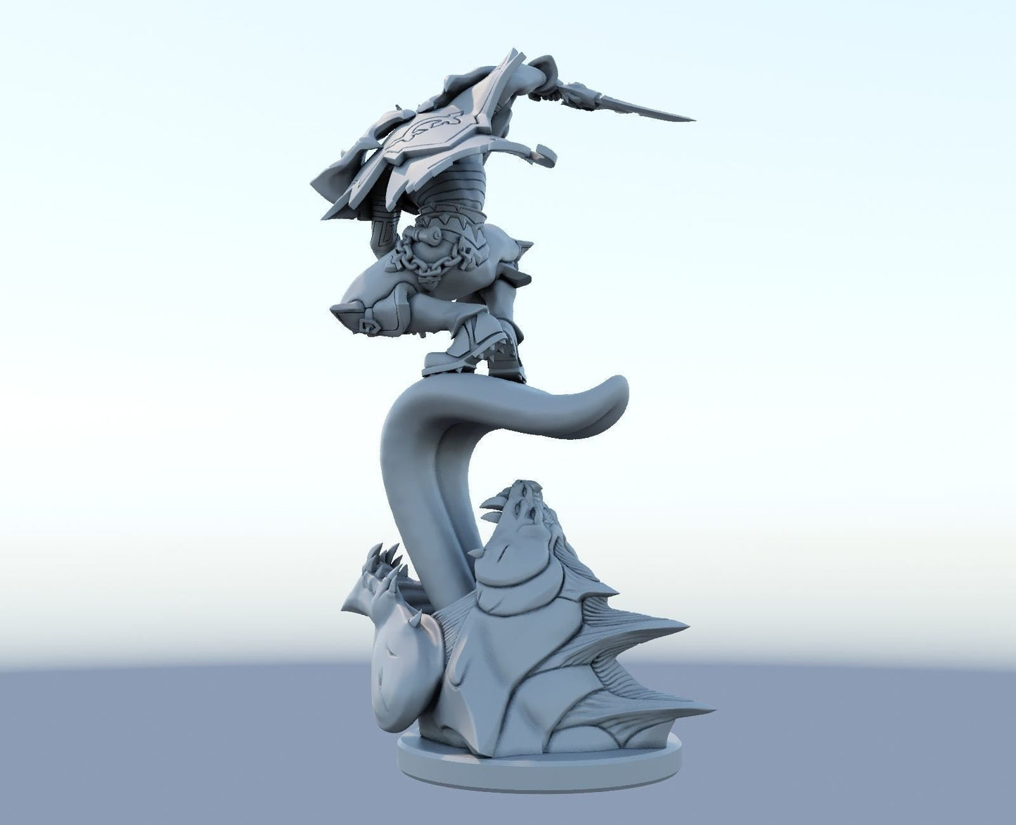 League of Legends Pyke Figurine -  3D Printed Collectible for Your Gaming Haven
