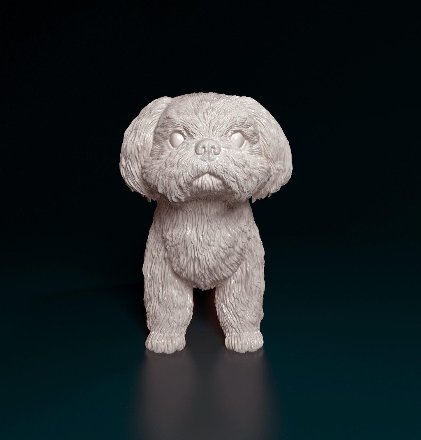 Shih Tzu Dog Figurine - 3D Printed