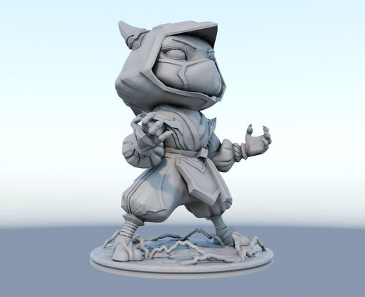 League of Legends  Kennen Figurine -  3D Printed Collectible for Your Gaming Heaven