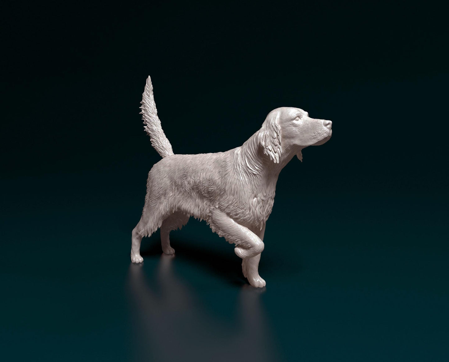 English Setter Figurine | 3D Printed Pointing Dog Statue | Hunting Dog Gift | Pet Memorial Sculpture | Free Worldwide Shipping