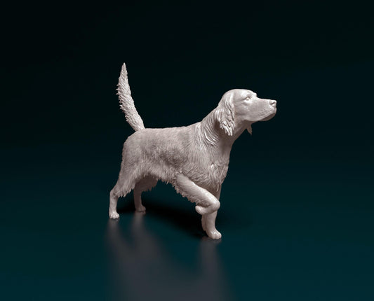 English Setter Figurine | 3D Printed Pointing Dog Statue | Hunting Dog Gift | Pet Memorial Sculpture | Free Worldwide Shipping