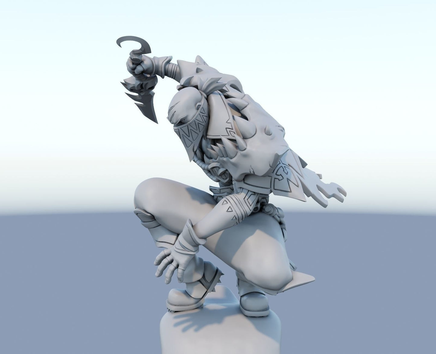 League of Legends Pyke Figurine -  3D Printed Collectible for Your Gaming Haven