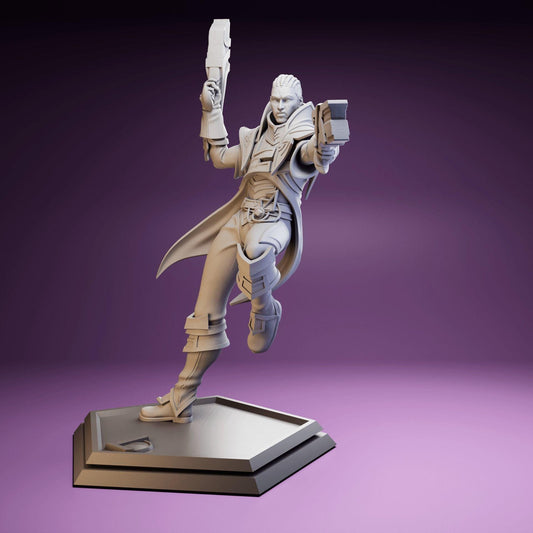 League of Legends  Lucian - The Purifier Figurine -  3D Printed Collectible for Your Gaming Heaven