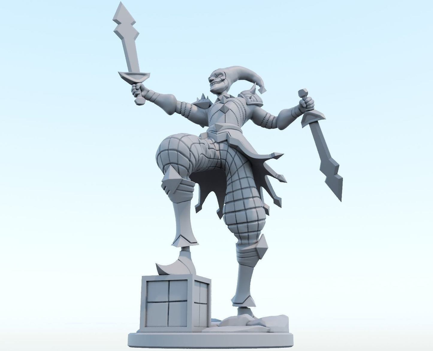 League of Legends  Shaco Figurine -  3D Printed Collectible for Your Gaming Heaven