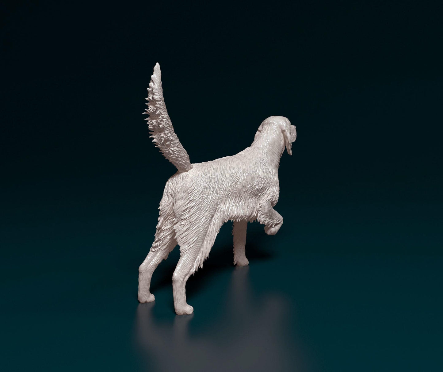English Setter Figurine | 3D Printed Pointing Dog Statue | Hunting Dog Gift | Pet Memorial Sculpture | Free Worldwide Shipping