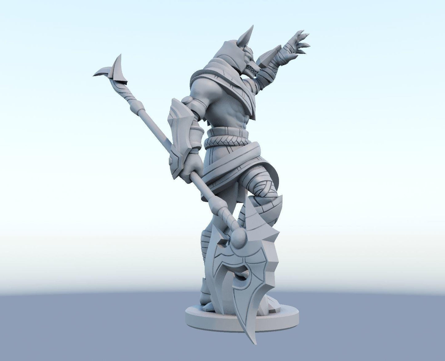 League of Legends Nasus Figurine -  3D Printed Collectible for Your Gaming Heaven