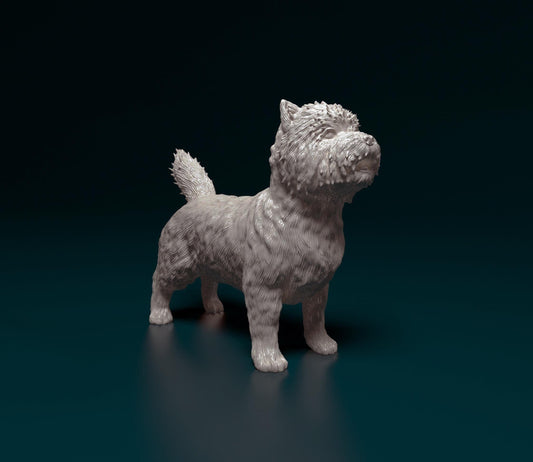 Cairn Terrier Figurine | 3D Printed Dog Statue | Small Dog Lover Gift | Pet Memorial | Handmade Terrier Sculpture | Free Worldwide Shipping