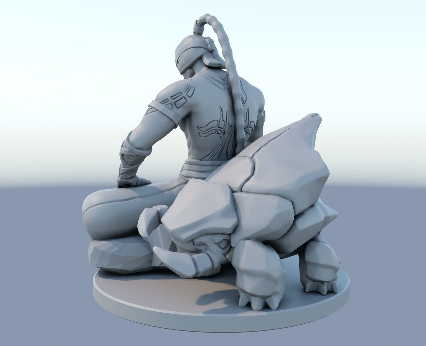 League of Legends  Lee sin  Figurine -  3D Printed Collectible for Your Gaming Heaven